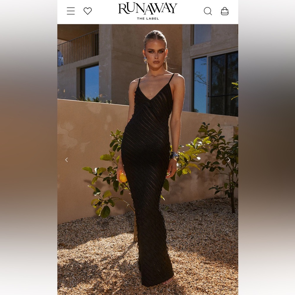 Runaway the Label - Black Maxi Dress